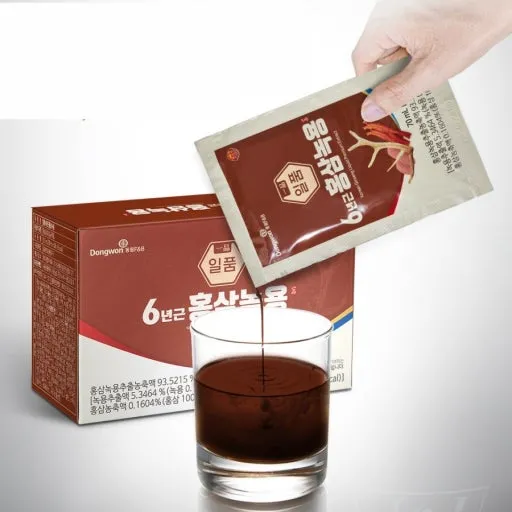 6-year-old Red Ginseng & Deer Antler 70ml × 30 pouches