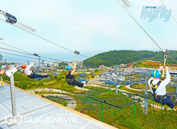 Busan Gijang Skyline Luge/Highfly Zipline Ticket