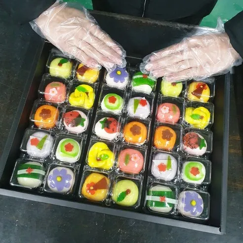 Premium Handmade Traditional Korean Wagashi Gift Set – 15 or 30 Pieces, Perfect for Engagement Ceremonies, Parents, or Elderly Gifts