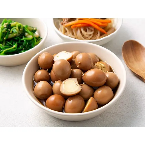 Gomgom Quail Eggs in Soy Sauce, 1kg, Pack of 2