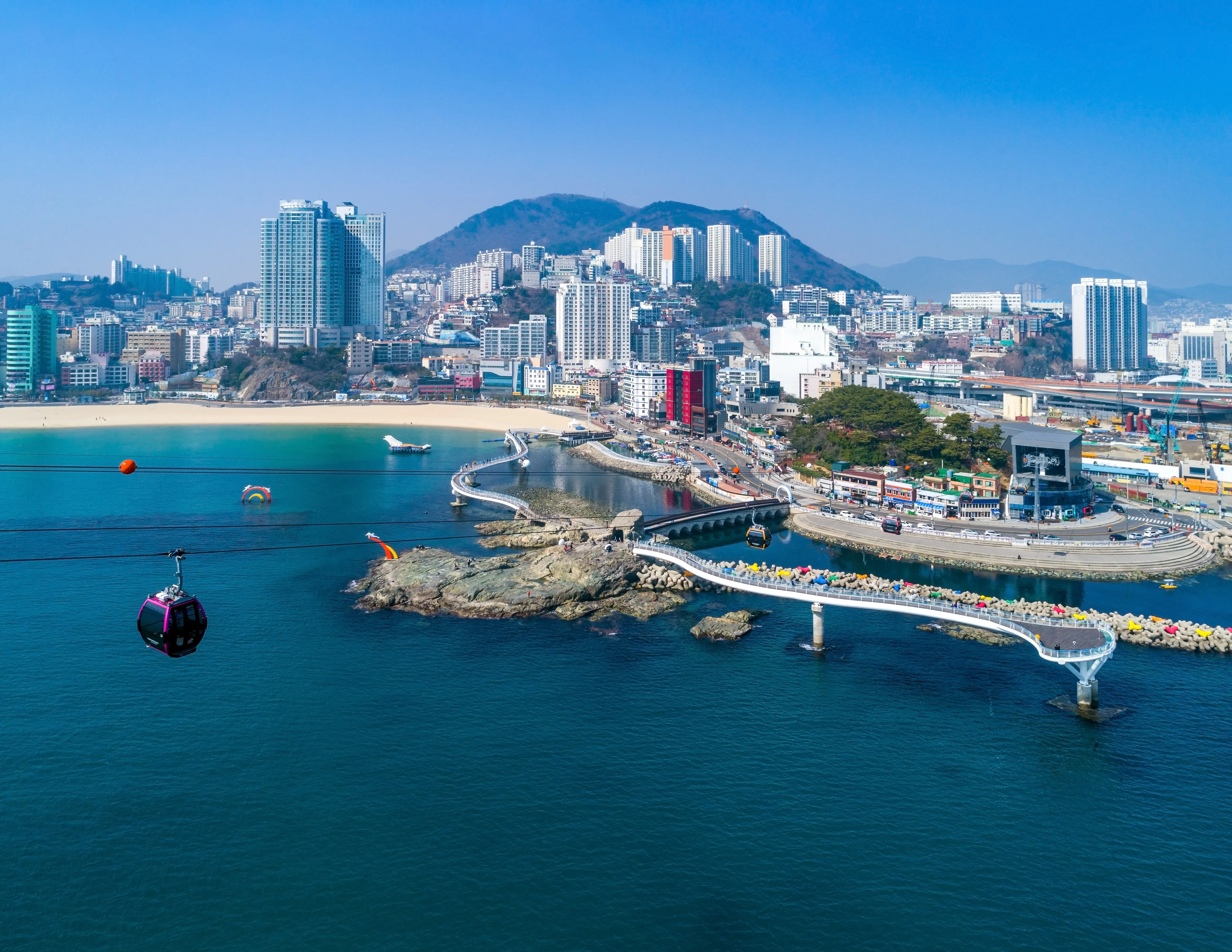 Busan Songdo Marine Cable Car round-trip ticket