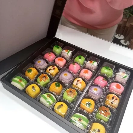 Premium Handmade Traditional Korean Wagashi Gift Set – 15 or 30 Pieces, Perfect for Engagement Ceremonies, Parents, or Elderly Gifts