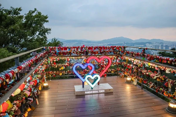 N Seoul Tower – Panoramic Views & Seoul’s Iconic Love Locks