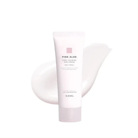 BJEWEL Pink Aloe Cool Calming Sunscreen 40ml <New Version>