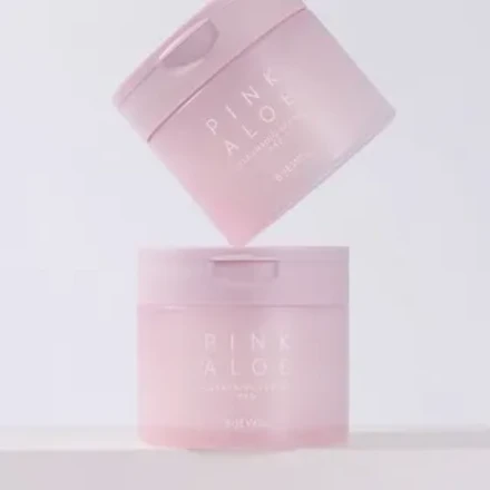 BJEWEL Pink Aloe Cleansing Serum Pad 180ml (60 sheets)