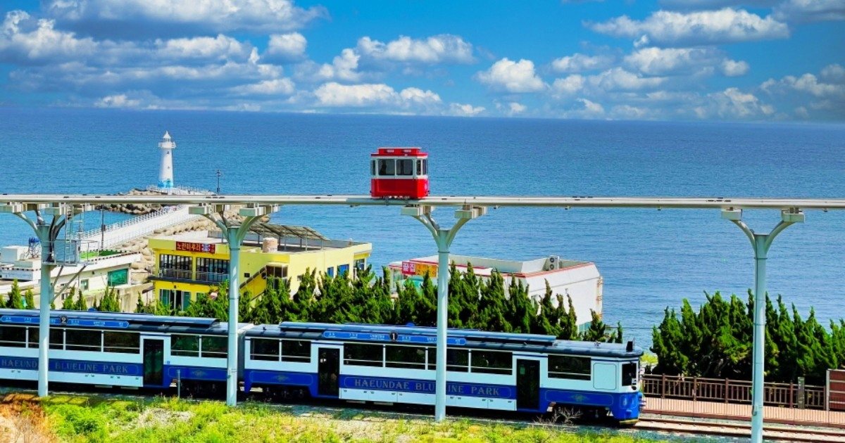 Busan Beach Train + Haedong Yonggungsa Temple + Songjeong Beach + Songdo Skywalk + Gamcheon Culture Village Day Tour | Busan Departure