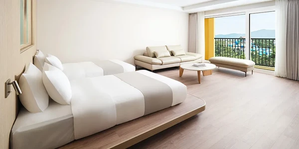 Deluxe (Twin Bed, Hotel Type)